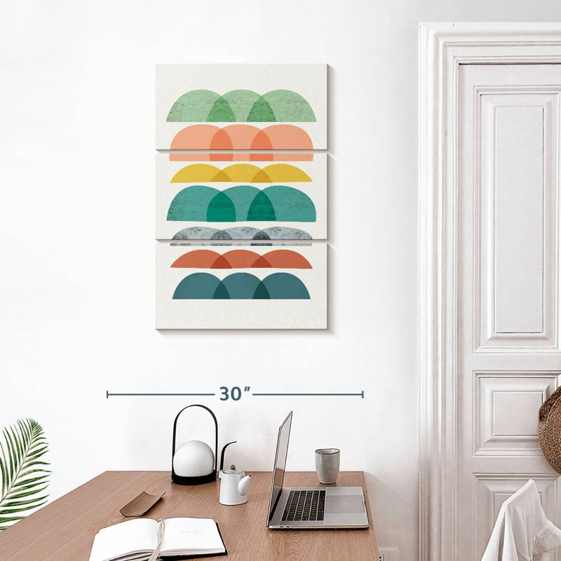 Avery Mid Century Brights VII, H 32 po x l 20 po