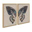 Mignon papillon, aquarelle, art mural-1366056290