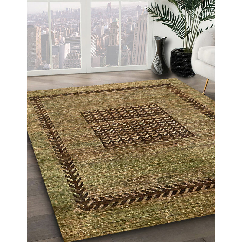 Tapis abstrait moderne 418, Carré 6 pi