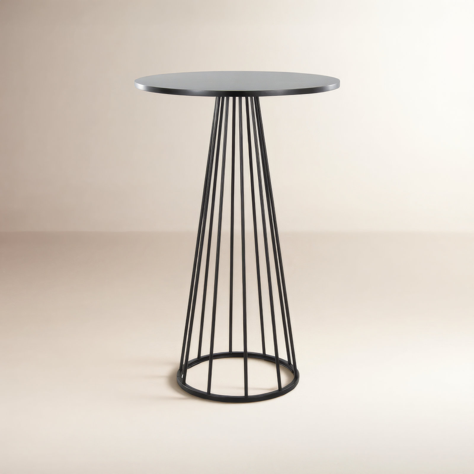 Canary Cosmo Counter Table, Black, Black, 42"