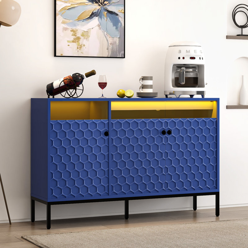 Buffet avec DEL et station de charge, Marine