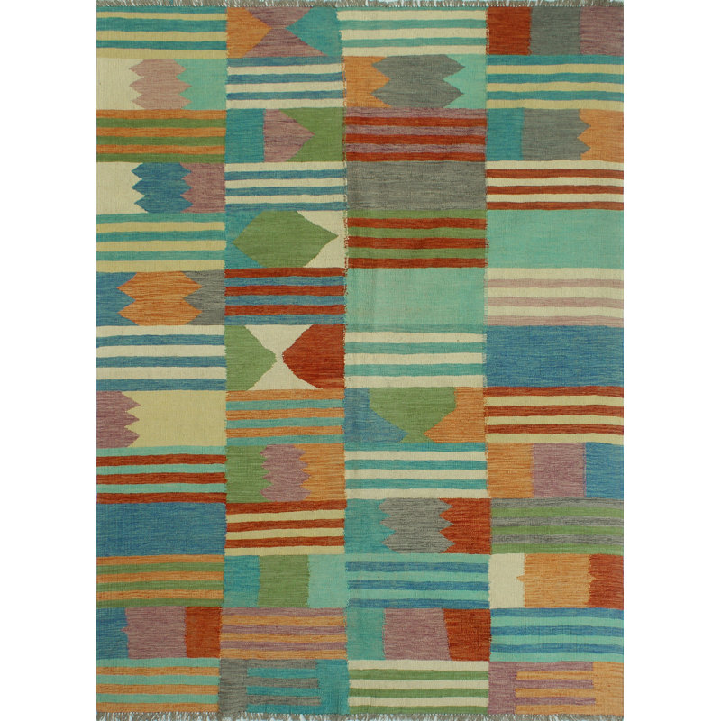Boser Wool Patchwork Indoor Rug