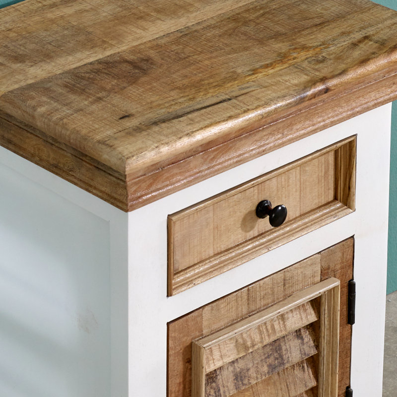 Laronda Solid Wood Sled End Table