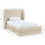 Lit tapissier en cuir Diorio Vegan-1412395073-1412395076