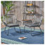 Fauteuil club gris Idaho