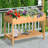 43.25" W X 18" D 30" H Raised Flower Planter With 8 Pockets - Make Your Garden Attractive Bed Bloom