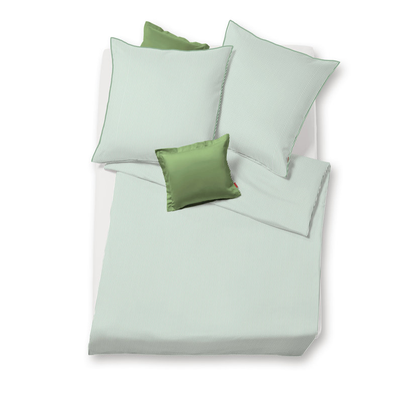 Modern Life 205 TC Reversible Duvet Cover Set, 200 x 220cm - 2 Pillowcases (80 x 80 cm), Light Green