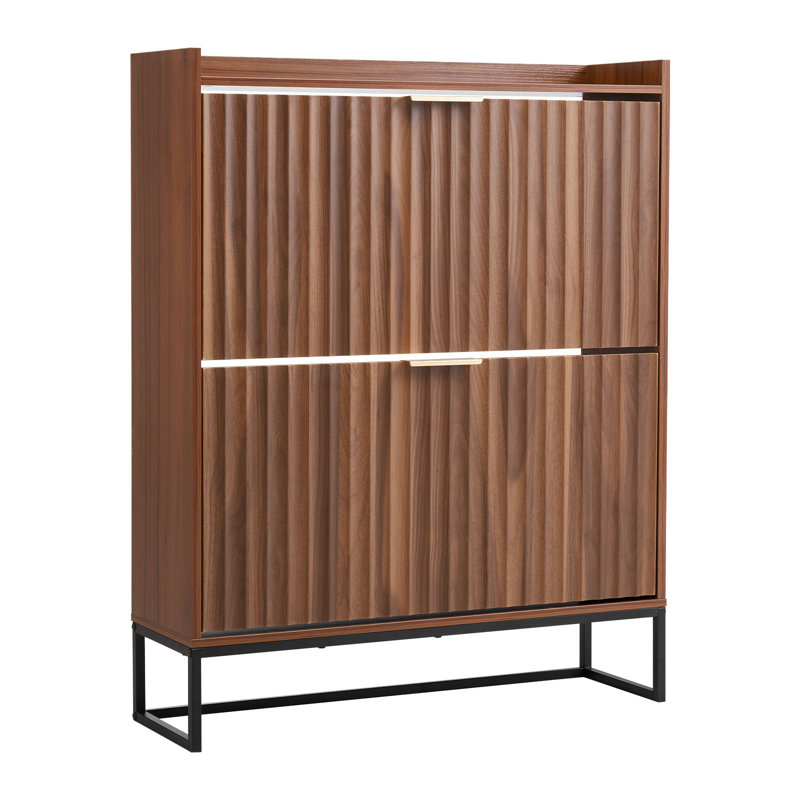 16 Pair Flip Down Shoe Storage
