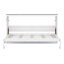 Lit escamotable simple avec lumière DEL et armoire murale pliable-909176590