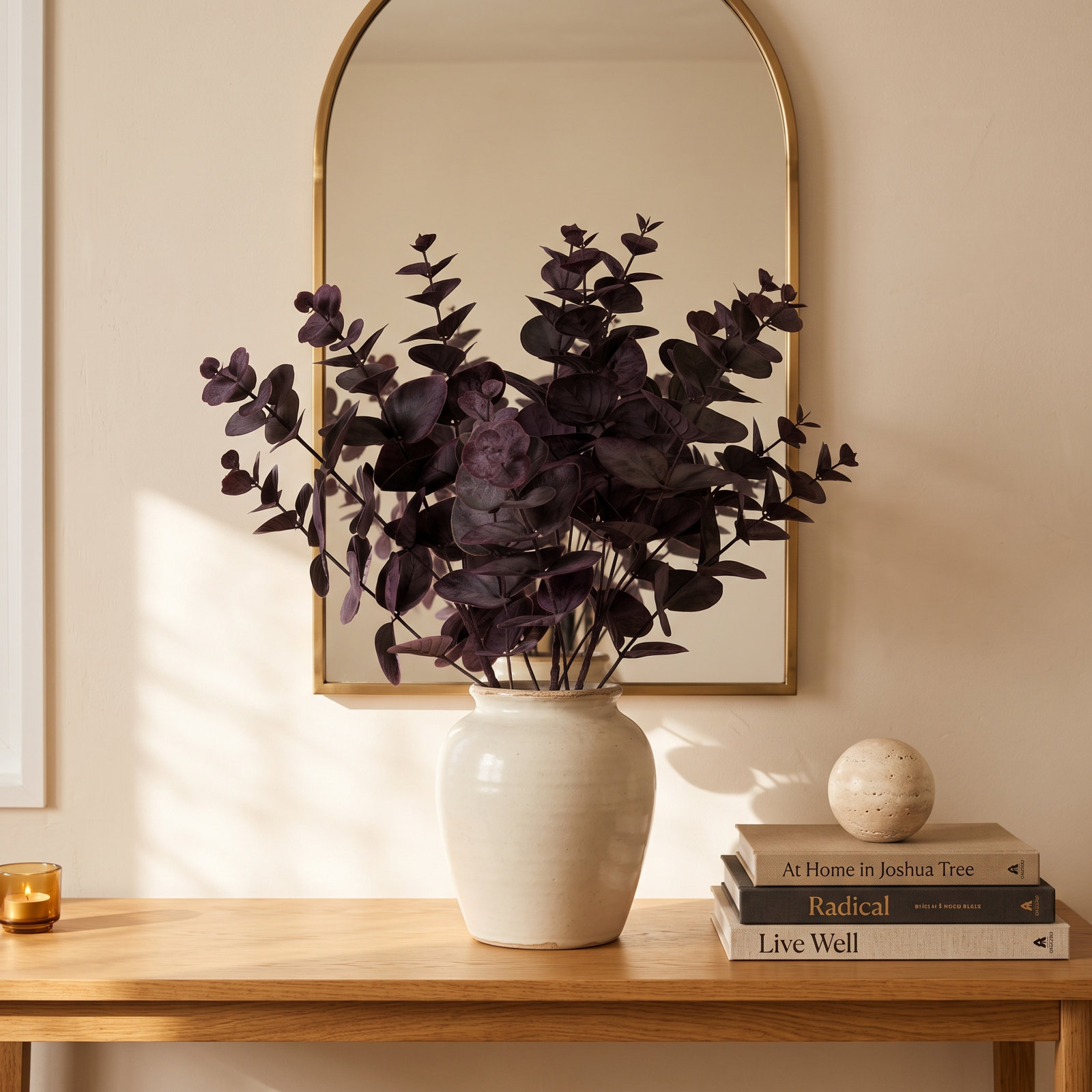 19 " Eucalyptus Plant, Red