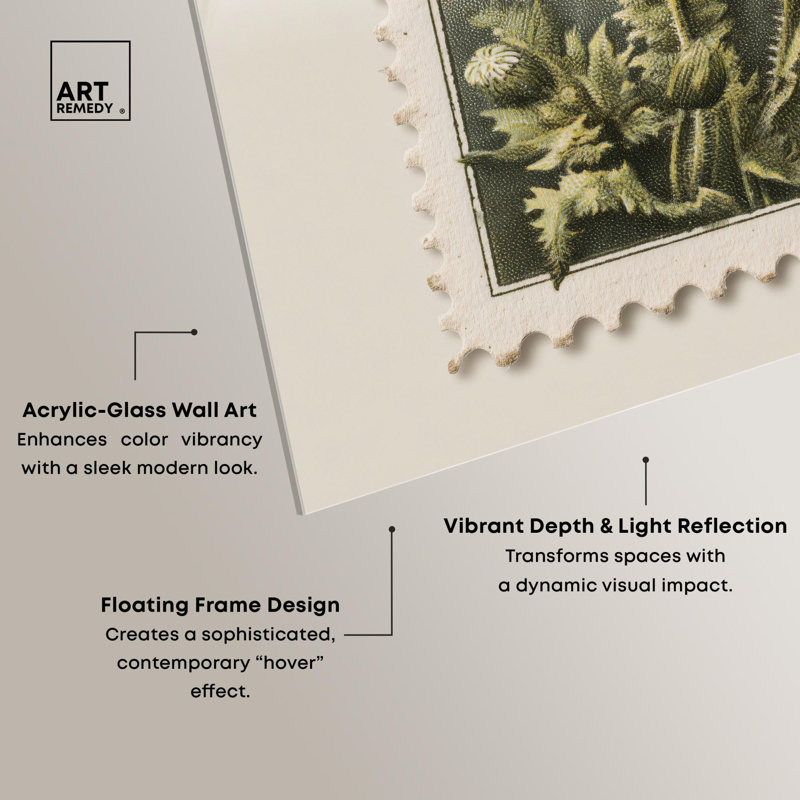 «Floral», art postal, reproduction d'art mignon par Art Remedy, H 20 po x l 20 po