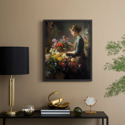 WOMEN Series CDXXVI Framed Print - Solid Wood