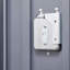 66 po h Casiers en métal, rangement pour garage - Bureau polyvalent gris