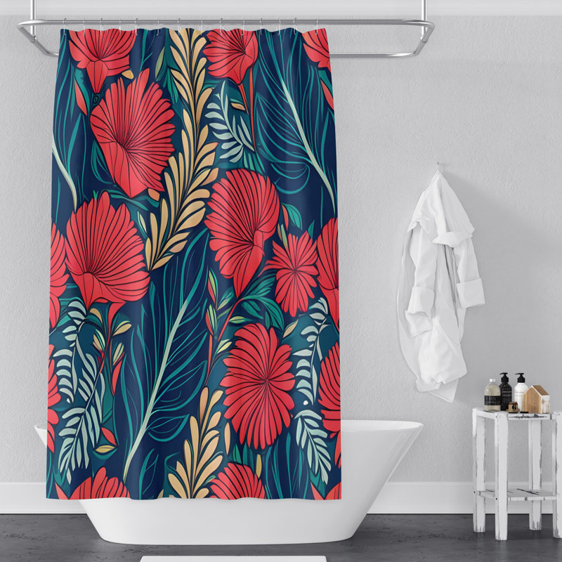 Rideau de douche Clotee, H 72 po x l 70 po