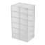 12 Pair Stackable Shoe Storage Cabinet