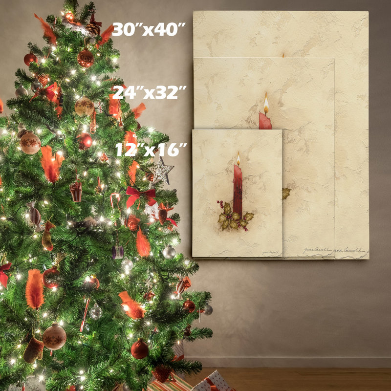 « bougie », reproduction de photo sur toile tendue, H 24 po x l 32 po x P 1,5 po