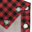 Rideau à œillets 2 panneaux Red Barrel Studio®, 50 po, orange noir-676589708