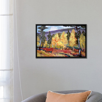 « arbres d’automne », reproduction sur toile