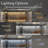 63" W LED-Lighted Glass Display Sideboard with 4 Doors & 4 Shelves
