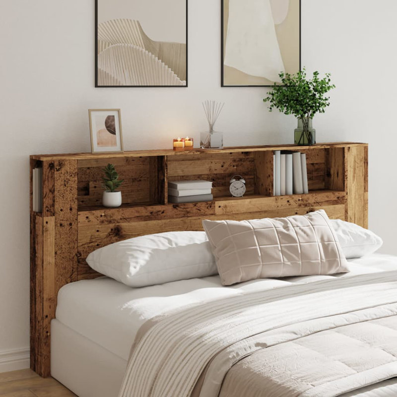 Gwenno 200 X 200cm Headboard, Old Wood