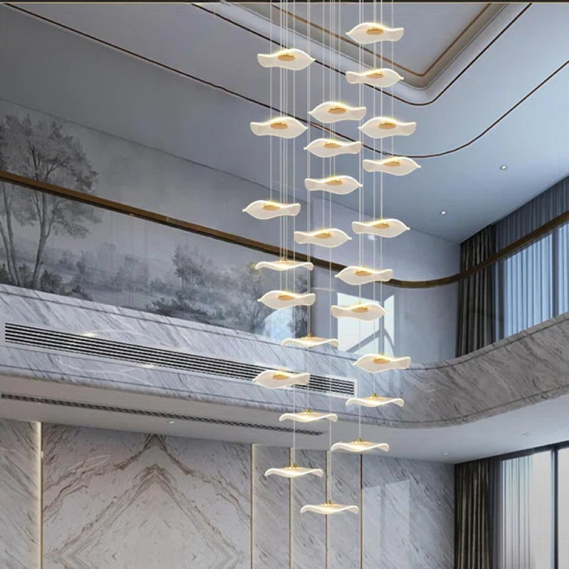 High Ceiling Chandelier, 17