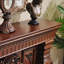 Foyer autoportant en bois massif Nut-Brown