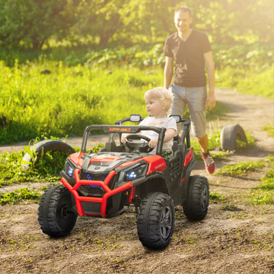 Voiture électrique 2 places QAB 24V pour enfants avec télécommande