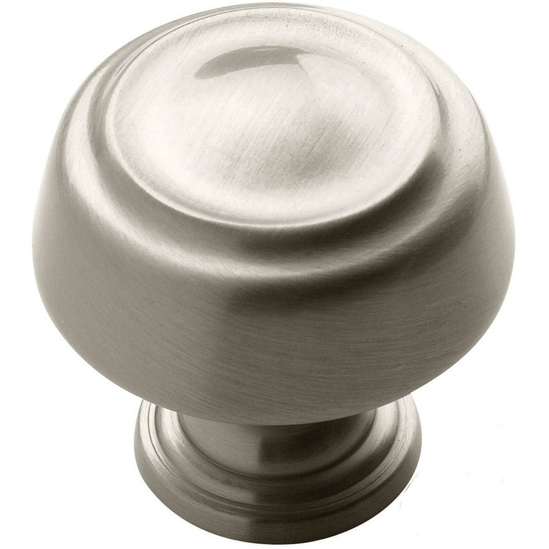 Poignée ronde de 5/4 po de diamètre, Nickel patiné