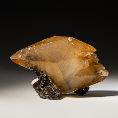 Twinned Golden Calcite Crystal from Elmwood Mine, Tennessee (0.6247 lbs) Grams)