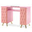 Bureau clouté avec armoire et tiroir Ashayra-478517989