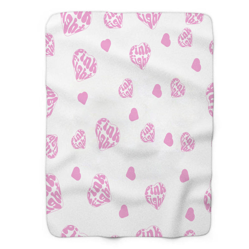 Couverture rose de qualité supérieure 1 pièce, L 60 po x L 80 po