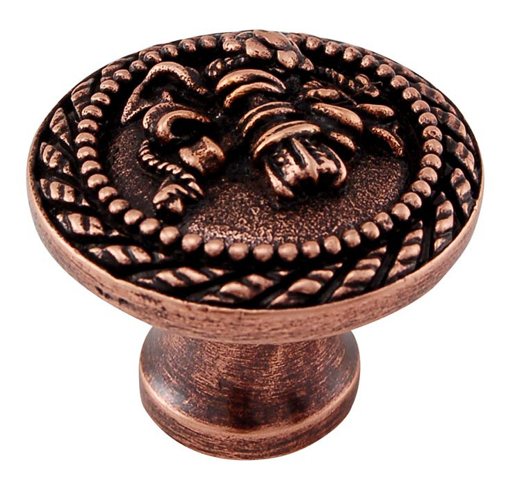 Sforza Mushroom Knob, Antique Copper