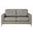 Solera Leather Sofa & Loveseat & Chair Set, Ivory