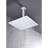 Stainless Steel Shower Head For Bathroom - High , Water Saving, Self-Cleaning, White With Saving And Self-Cleaning Properties Steel,-125519039