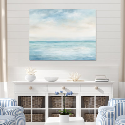 «Ocean Minimalisme» Horizon Charm I - art encadré océan