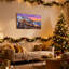 «Christmas Christmas Bridge Sunset Mountain Ocean Lights», ensemble de 3 impressions sur toile-421152031