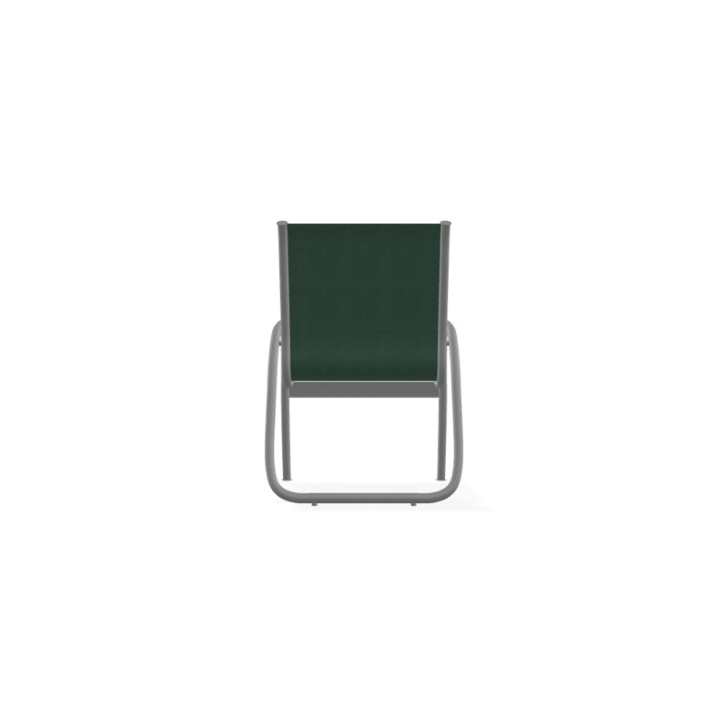 Fauteuil de patio Gardenella, Vert forêt 22D Sunbrella® vert, Graphite texturé