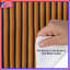 Housse de couette moderne à rayures orange et noires-123022198