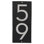 Floating 1-Line Wall Address Plaque