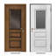 Portes d'entrée avant préinstallées en chêne Ballucio-59180957