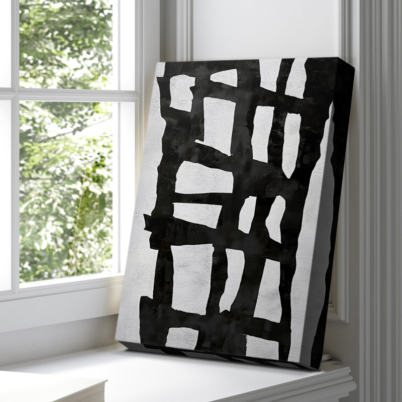 Toile tendue abstraite CCX Gallery - prête à être accrochée, H 18 po x l 12 po