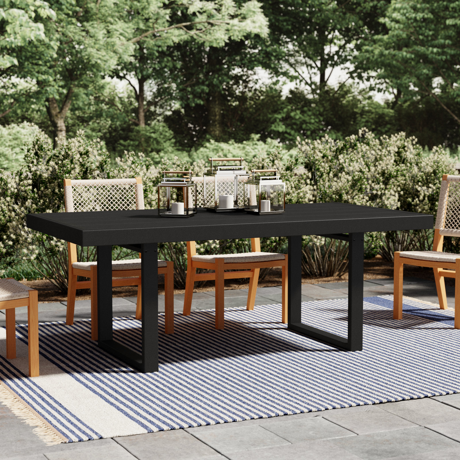 Edge Dining Table, Black
