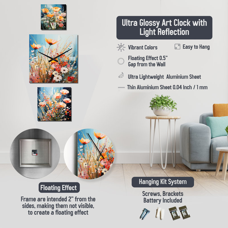 Horloge Kasevich - Plantes Multipanel
