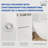 70"L x 31"W Premium Private-Enjoyment Freestanding Oval Soaking Acrylic Bathtub, Spa Bathroom Bundle