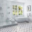 Ako 5" Triangle Marble Micro Mosaic Tile-176846694