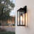 Olar Classic Outdoor Wall Sconce 1 Light Rectangular Metal Frame and Glass Shade Warterproof-2012777965-1959659232