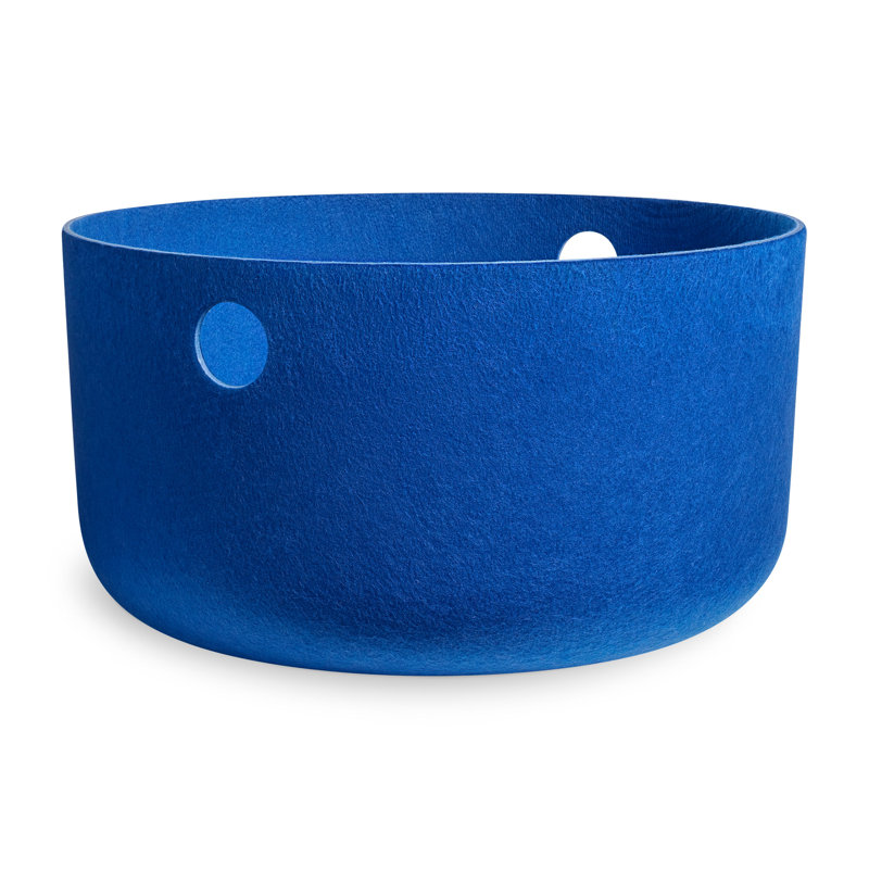 Grand panier de rangement Olly, Cobalt, 21 po x 11 po