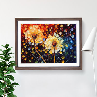 Dandelion Flowers - Framed Print