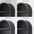 5-Tier Bookcase With 2 Fluted Doors And Adjustable Shelves-727501752-733504561