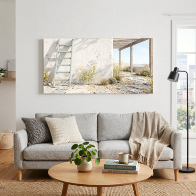 Ensemble de 1 tableau sur toile Jardin du désert